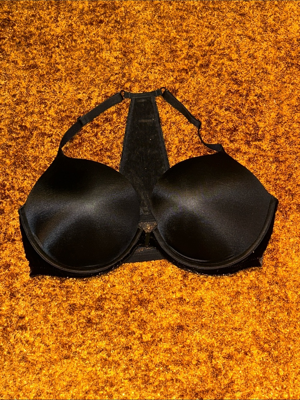 Victoria's Secret Black Racerback Push-Up Bra